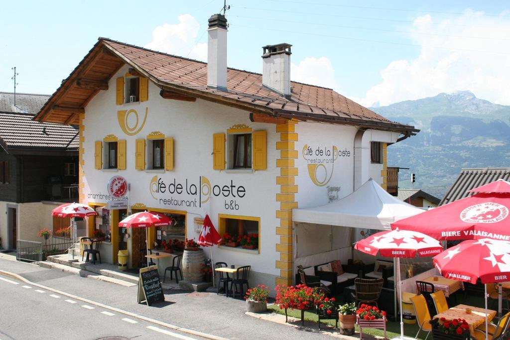 B&B Cafe De La Poste Agettes Exterior foto